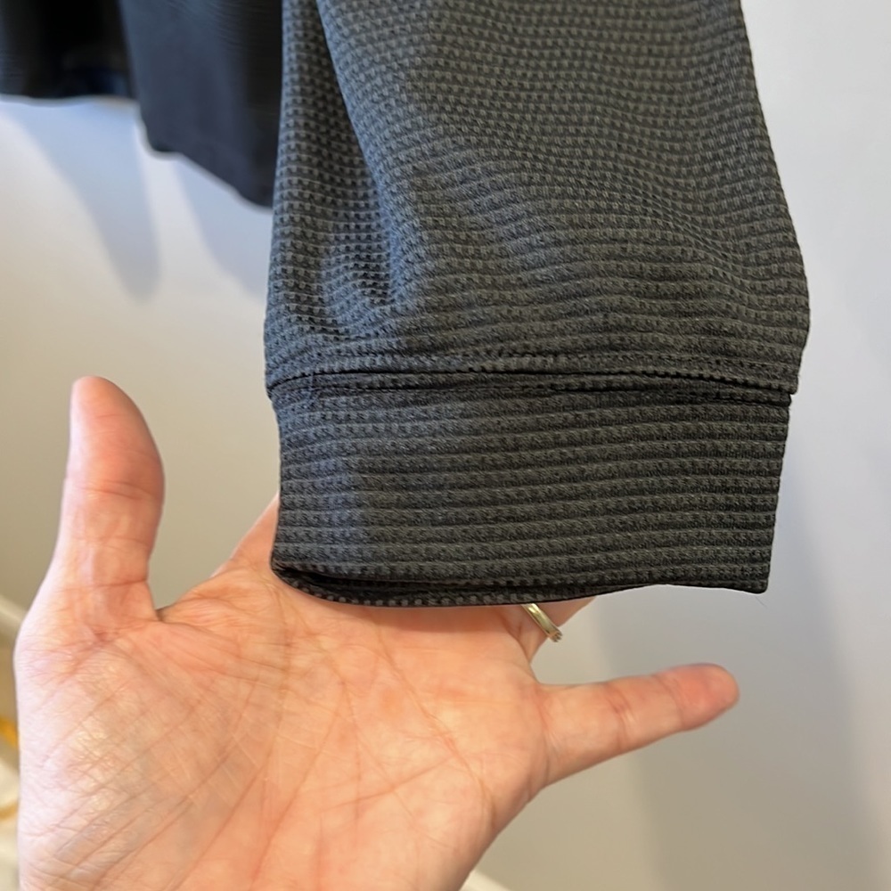 Haggar Cool 18 Pro Long Sleeve Polo - Picture 4 of 10